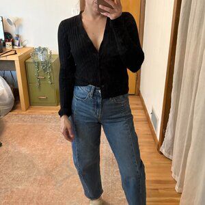 Target Universal Thread Fitted Black Cardigan